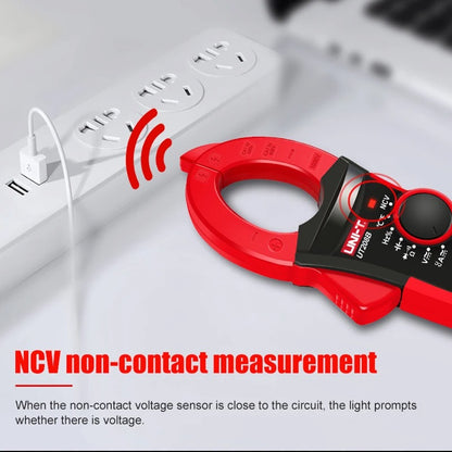 UNI-T UT206B Digital Clamp Meter, 6000 Counts, True RMS, LPF/LoZ/Temp/Flex Probe, 1000V CAT III/600V CAT IV, for Industrial & Electrical Testing