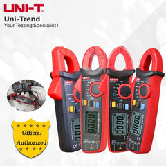 UNI-T UT210A Mini Clamp Meter, 200A AC, Compact 17mm Jaw, 1999 Counts, Manual Range, Lightweight 160g, CAT III 600V