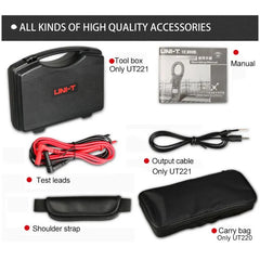 UNI-T UT213A Digital Clamp Meter, 400A AC, CAT III 600V, 3999 Counts, Auto Range, Flashlight, NCV, 30mm Jaw