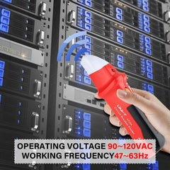 Détecteur de disjoncteur CA UNI-T UT25A, test NCV/GFCI, émetteur et récepteur, sensibilité réglable, indicateurs LED et buzzer, étanchéité IP67