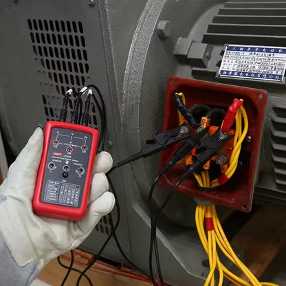 Testeur de séquence de phases et de rotation de moteur UNI-T UT261B, 40 V~690 V CA, 15 Hz~400 Hz, détection sans contact, indicateurs LED, pour la maintenance électrique et moteur