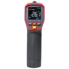 Thermomètre infrarouge UNI-T UT301A+, -32 °C à 420 °C, émissivité réglable, écran LCD couleur, enregistrement des données