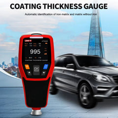 Jauge d'épaisseur de revêtement UNI-T UT343D, FE/NFE 0-1 250 μm, transfert de données USB, stockage de 500 données
