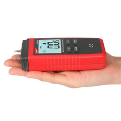 UNI-T UT377A Wood Moisture Meter, 2-40% Range, 4 Wood Types, Temperature Compensation, CE Certified
