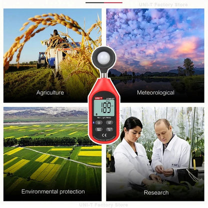 UNI-T UT383BT Light Meter, 0~199,999Lux, 1Lux Resolution, Bluetooth App Sync, 500ms Sampling, for Lab & Industrial Illuminance Testing