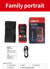 Detector de pared UNI-T UT387E con detección de cables de metal y madera, alerta de voz para construcción y renovación de viviendas