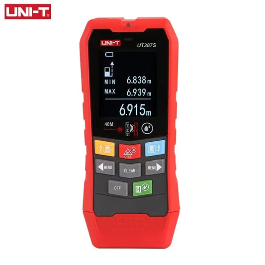 UNI-T UT387E Wall Detector with Metal/wood/Cable Detection, 2.4" Color Screen, Voice Alert, 1m Drop Proof, 300mAh Battery, for Construction & Home Renovation