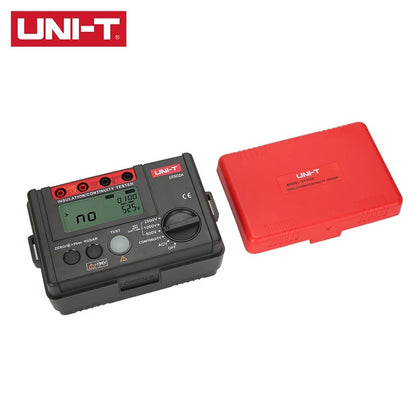 Testeur de résistance d'isolement UNI-T UT501A, 100 V/250 V/500 V/1 000 V, 0,00 MΩ à 20,0 GΩ, rétroéclairage LCD, décharge automatique, pour tests de sécurité électrique