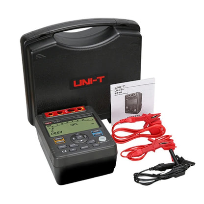 Testeur de résistance d'isolement UNI-T UT511, 1 000 V CC/750 V CA, affichage 9 999 points, sécurité CAT III 600 V, pour la maintenance électrique et les tests de sécurité