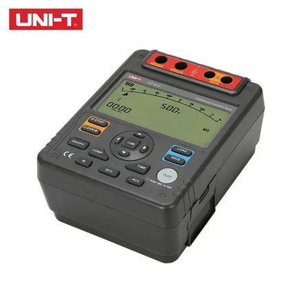 Testeur de résistance d'isolement UNI-T UT512, 2 500 V/5 000 V/1 000 V CC, affichage 9 999 points, sécurité CAT III 600 V, pour la maintenance électrique et les tests d'isolement