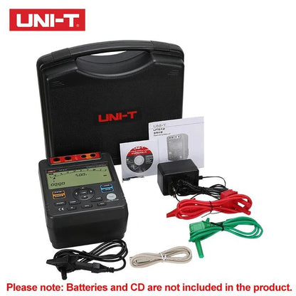 Testeur de résistance d'isolement UNI-T UT512, 2 500 V/5 000 V/1 000 V CC, affichage 9 999 points, sécurité CAT III 600 V, pour la maintenance électrique et les tests d'isolement