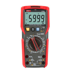 Multímetro digital de verdadero valor eficaz UNI-T UT89X, pantalla de 6000 cuentas, detección de línea cero NCV, medición de LED y temperatura, 1000 V CA/CC, para electricistas profesionales