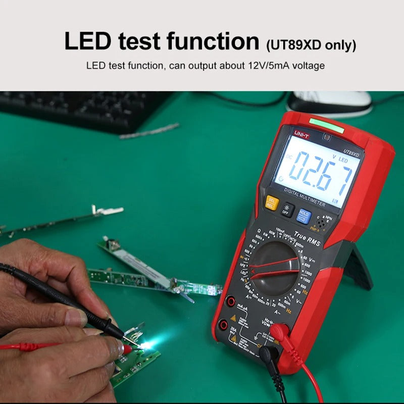 Ut89xd Multimeter UNI-T UT89XD Digital Multimeter, True RMS, NCV, LED Test – KUAIQU ...