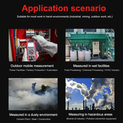 UNI-T UT89XD True RMS Digital Multimeter, 6000 Count Display, NCV Zero-Line Detection, LED Test & Temperature, 1000V AC/DC, Professional Electrician Tool