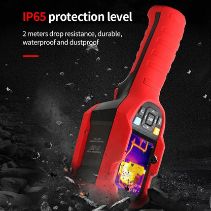 Imageur thermique infrarouge UNI-T UTi260B, -20 °C à 550 °C, résolution IR 256 x 192, 7 palettes, IP65, résistant aux chutes de 2 m, analyse logicielle PC pour applications industrielles et CVC