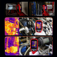 Cámara térmica UNI-T UTi160S, resolución IR de 160x120, superresolución de 320x240, -20 °C a 550 °C, resistencia al agua IP54, 32 GB de almacenamiento, carga tipo C