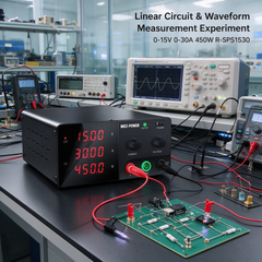 University Laboratory Power Supply 450W R-SPS1530 by NICE-POWER 0-15V 0-30A Adjustable Bench Supply for Electronics Experiments
