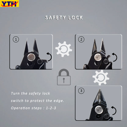 YTH Vape-H1 3.5 Mini Diagonal Cutting Pliers for Electronics Repair, Handicraft Making