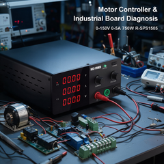 Variable DC Power Supply for Electronic Equipment Repair and Troubleshooting, NICE-POWER R-SPS1505, 0-150V 0-5A 750W