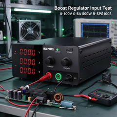 Voltage Regulator Input Verification with NICE-POWER R-SPS1005 DC Power Source 0-100V 0-5A 500W