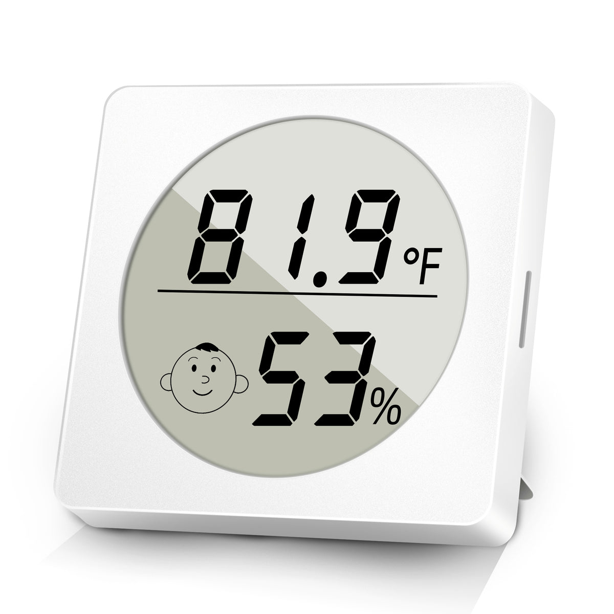 Nice-power WS160 Thermohygrometer: Smart Emoji Display for Multiple Scenarios