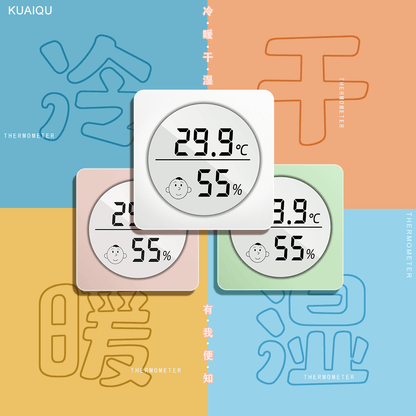 Nice-power WS160 Thermohygrometer: Smart Emoji Display for Multiple Scenarios