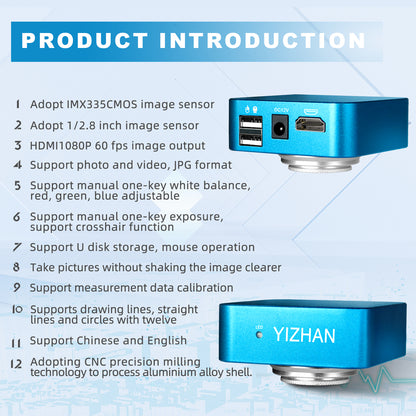 Industrial Measurement camera XH3007 with measuring software mouse operation HDMI port & USB port × 2