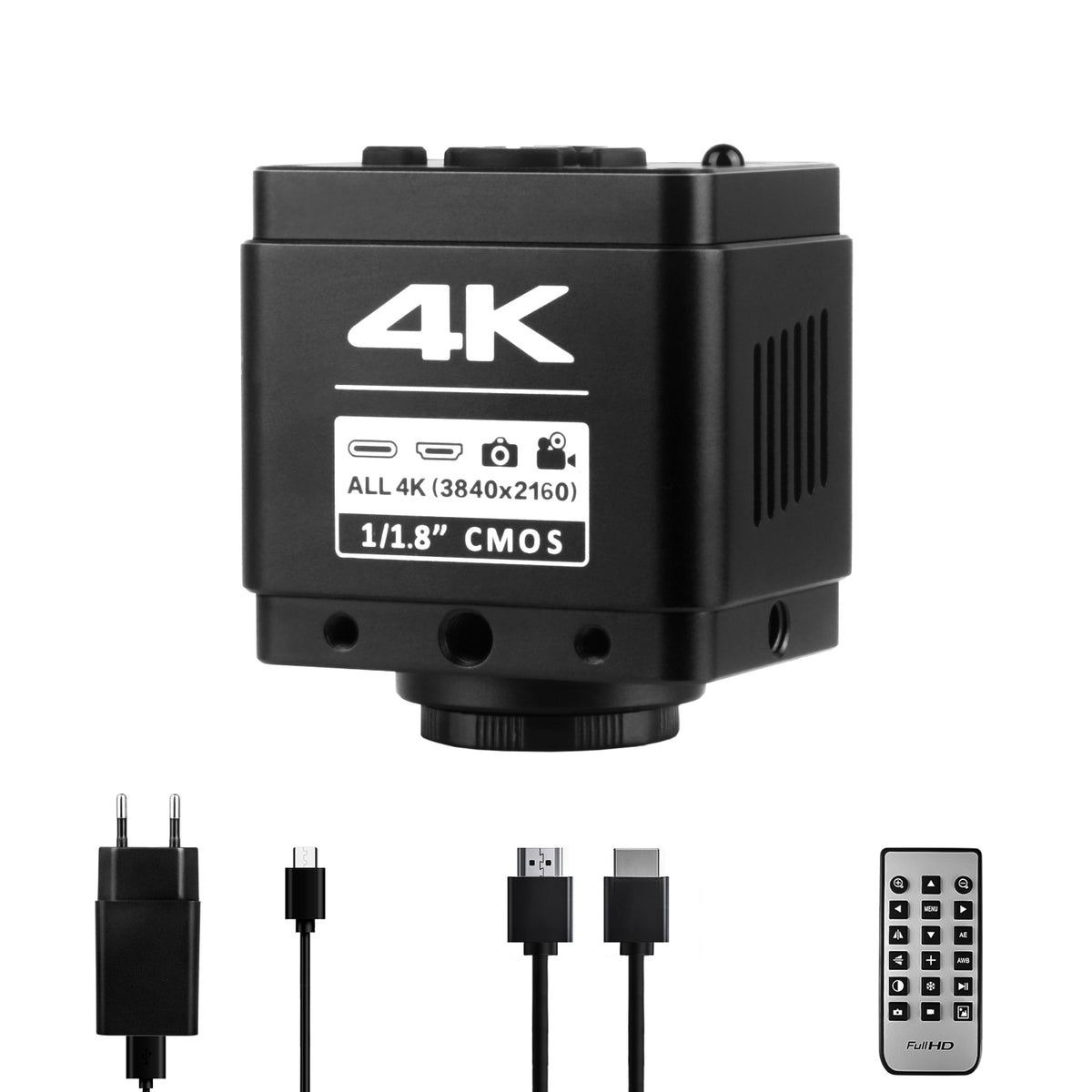 Cámara microscópica con compensación de exposición XH3011 para detección de defectos de batería compatible con control remoto