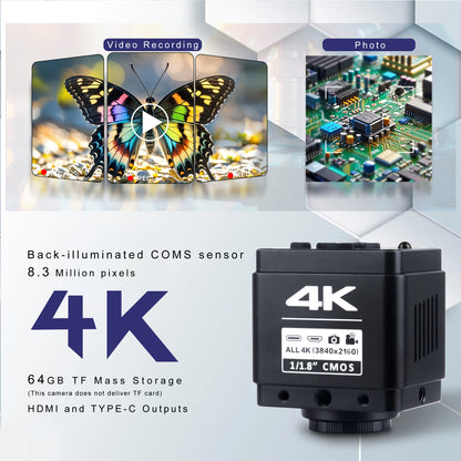 Exposure compensation Microscope camera XH3011 for Battery defect detection support the remote control