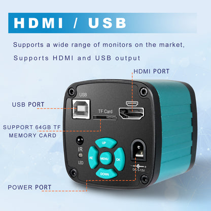 48MP Industrial camera XHU4002 with Sony image sensor Standard Output|Supports C/CS & USB interfaces