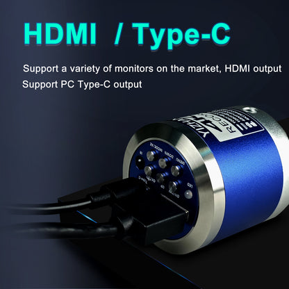 Microscope camera XHU4003 4K record 110V/220V 1080P 60FPS with USB|control by buttons or remote control