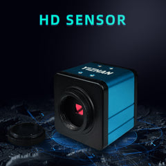 Cabezal de cámara para microscopio industrial XV1001 Lente visual de alta definición con interfaz VGA y anillo de luz