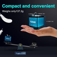 Cabezal de cámara para microscopio industrial XV1001 Lente visual de alta definición con interfaz VGA y anillo de luz