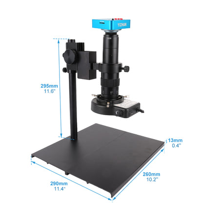 Z180X-XHU4005 Digital Microscope, 180X Zoom, 38MP, HDMI USB TF, Remote Control for Repair & Lab Use