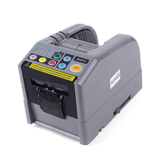 ZCUT-9 Automatic Tape Dispenser, 5-999mm Cutting Length, Dual Roll Cutter for Adhesive Tapes