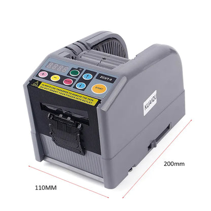 Dispensador automático de cinta ZCUT-9, longitud de corte de 5 a 999 mm, cortador de rollo doble para cintas adhesivas