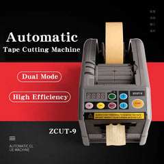 Dispensador automático de cinta ZCUT-9, longitud de corte de 5 a 999 mm, cortador de rollo doble para cintas adhesivas
