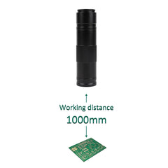 YIZHAN 13MP Digital Microscope, 150X Lens, GC2053 Sensor, HDMI VGA Output, Foldable Stand for Precision Inspection