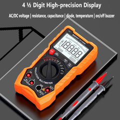 Multímetro y medidor de resistencia de aislamiento con cinco rangos de salida de alta tensión: 50 V, 100 V, 250 V, 500 V, 1000 V y 200 GΩ, apto para subestaciones eléctricas. 