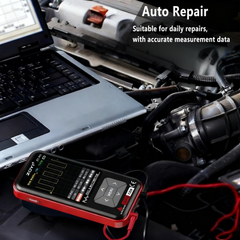 Osciloscopio y multímetro digital 2 en 1, un solo canal, ancho de banda de 5 MHz a 10 MHz, frecuencia de muestreo de 48 MSa/s, pantalla a color IPS de 3,2 pulgadas. 