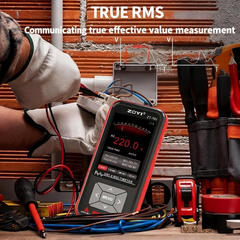 Osciloscopio y multímetro digital 2 en 1, un solo canal, ancho de banda de 5 MHz a 10 MHz, frecuencia de muestreo de 48 MSa/s, pantalla a color IPS de 3,2 pulgadas. 