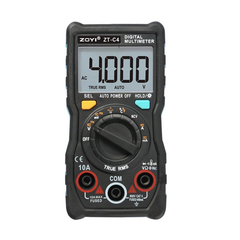 Multimètre portable à affichage 4000 points, 600 V, 10 A, 40 MΩ, discrimination de ligne zéro, maintien des données, testeurs True-RMS NCV, LCR-mètre 