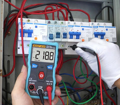 Multimètre portable à affichage 4000 points, 600 V, 10 A, 40 MΩ, discrimination de ligne zéro, maintien des données, testeurs True-RMS NCV, LCR-mètre 