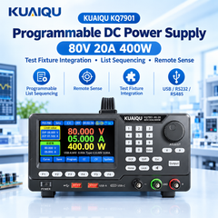 80V 20A 400W Test Fixture Integration Programmable DC Power Supply with List Sequencing &Remote Sense KQ7901