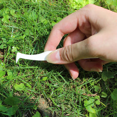 Juego de 12 pinzas antiestáticas de plástico blanco y negro para diversas operaciones de precisión