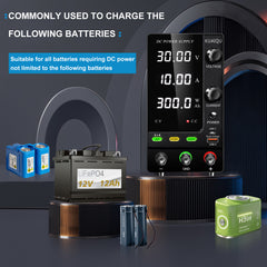 KUAIQU SPPS-C3010C 30V 10A 300W Smart DC Power Supply for Portable Power Station Battery Pack