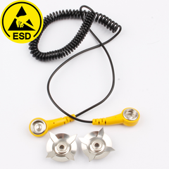 Fil de terre antistatique à double griffe pour connecter un tapis de table antistatique