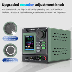 KUAIQU SPPS-D1202X-R 120V 2A 240W Linear DC Power Supply for Semiconductor &Power Electronics Testing