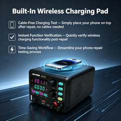 MPS-305QC Adjustable Bench DC Power Supply 0-30V 5A, High Precision Micro Current Readout for IoT Wireless Sensor Node Low Power & Sleep Current Testing