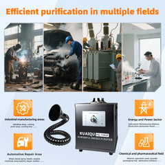 Extracteur de fumées filtrantes KUAIQU KQ150SP 150 W pour le polissage et les expériences chimiques